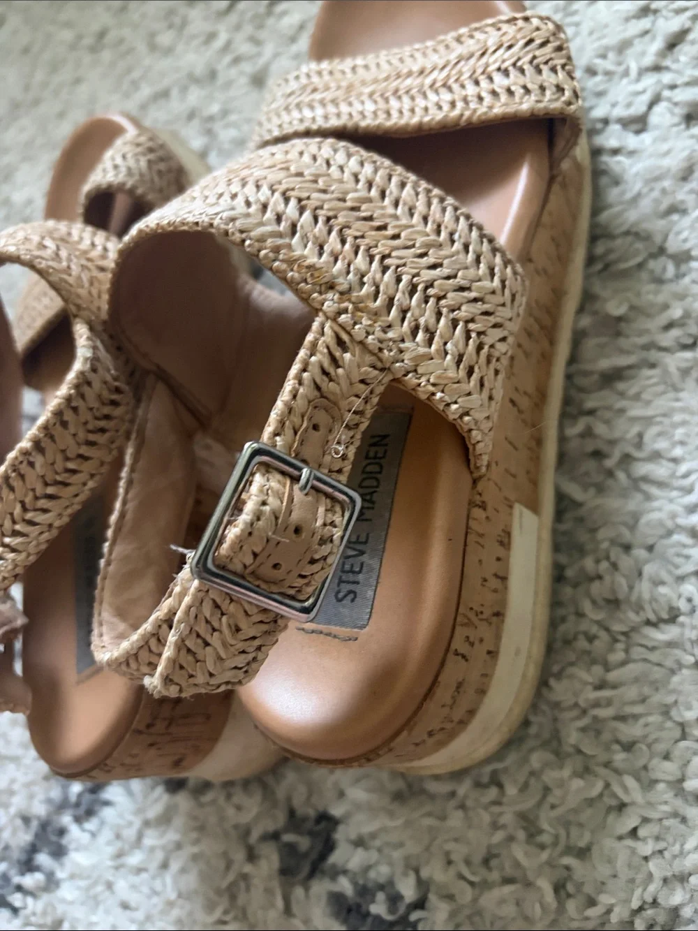 Steve Madden Platform Sandals - Size 7